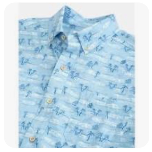 southern tide Rain water mens Nice to Sea You sportshirt